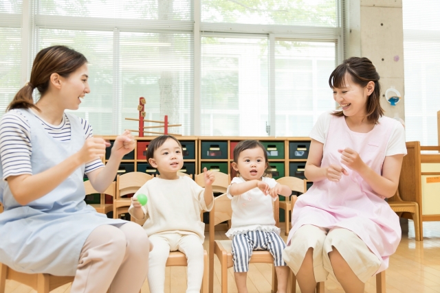 保育園予行練習